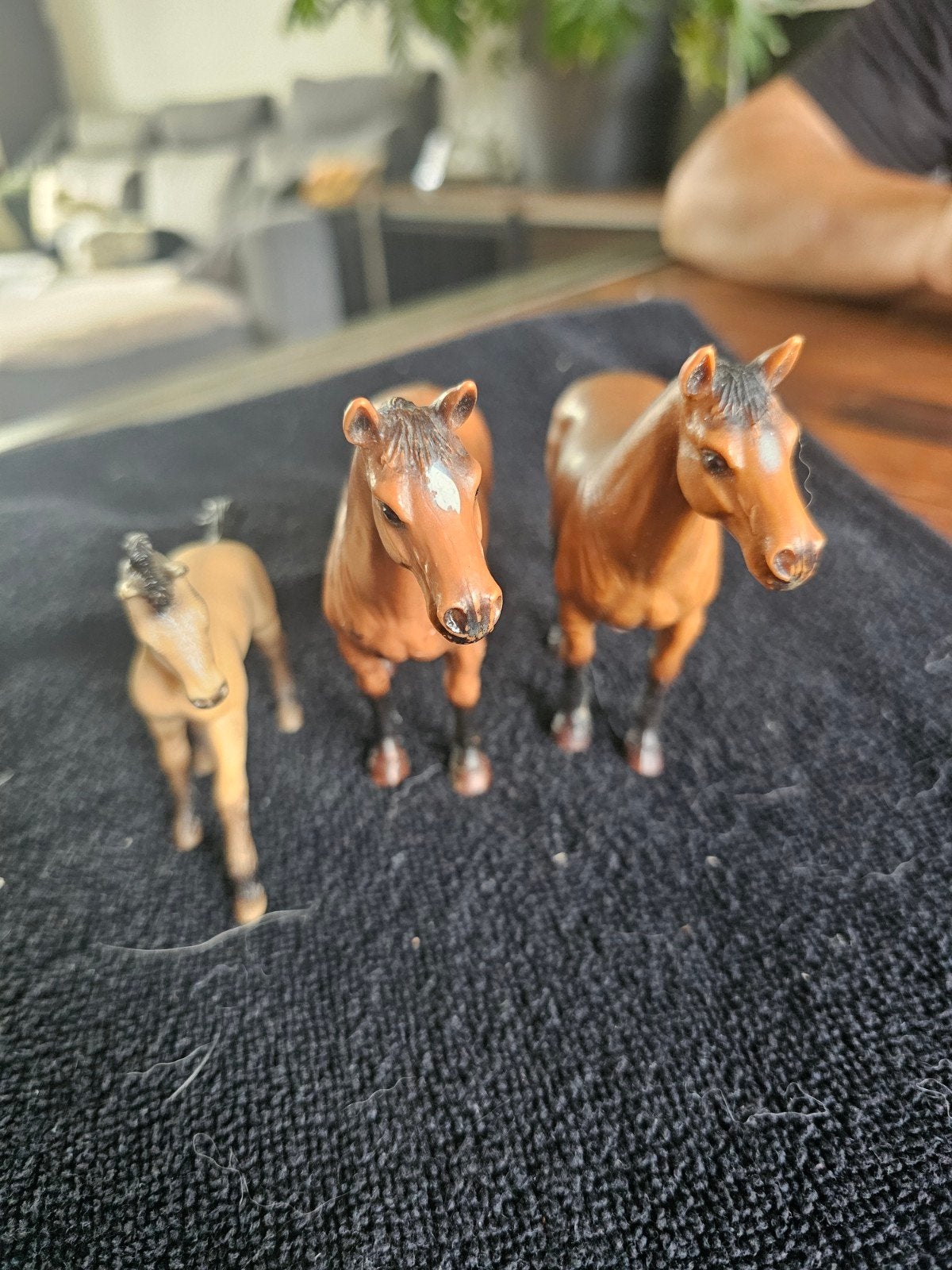 Schleich Trakehner merries en veulen (2001, 2009), Ophalen of Verzenden, Gebruikt
