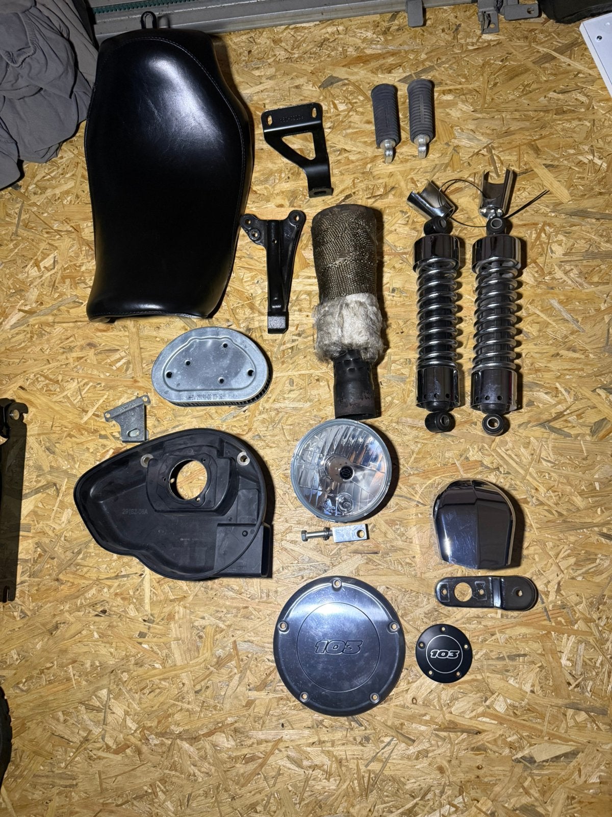 Harley davidson onderdelen FXDB Streetbob 103 twin cam dyna, Motoren, Ophalen of Verzenden, Gebruikt