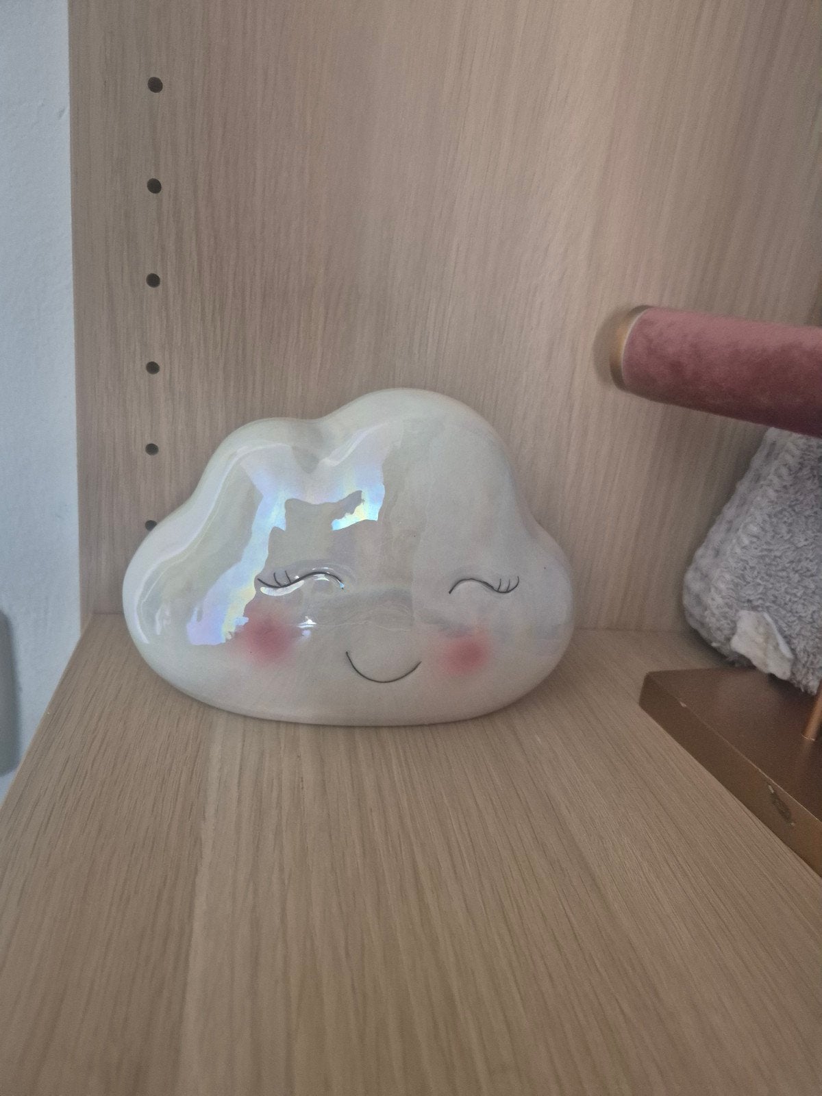 Schattige Wolk Decoratie - Parelmoer Glans, Ophalen of Verzenden, Zo goed als nieuw