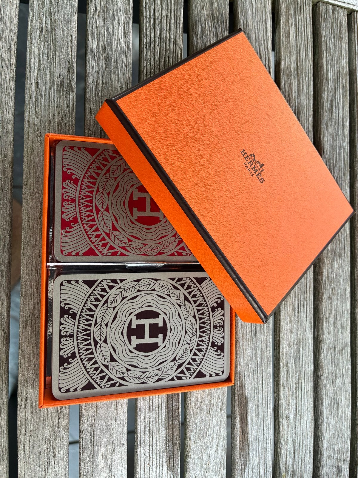 Hermès Speelkaarten Set - Nieuw in Doos, Een of twee spelers, Ophalen of Verzenden, Nieuw