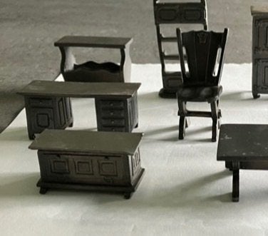 Kinderspeelgoed tinnen miniatuurtjes, Ophalen of Verzenden, Zo goed als nieuw, Meisje