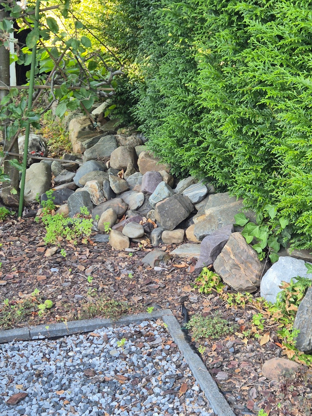 Gratis ophalen: natuurlijke sierkeien voor tuin en landschap, Tuin en Terras, Grind, Keien en Split, Ophalen, Overige materialen