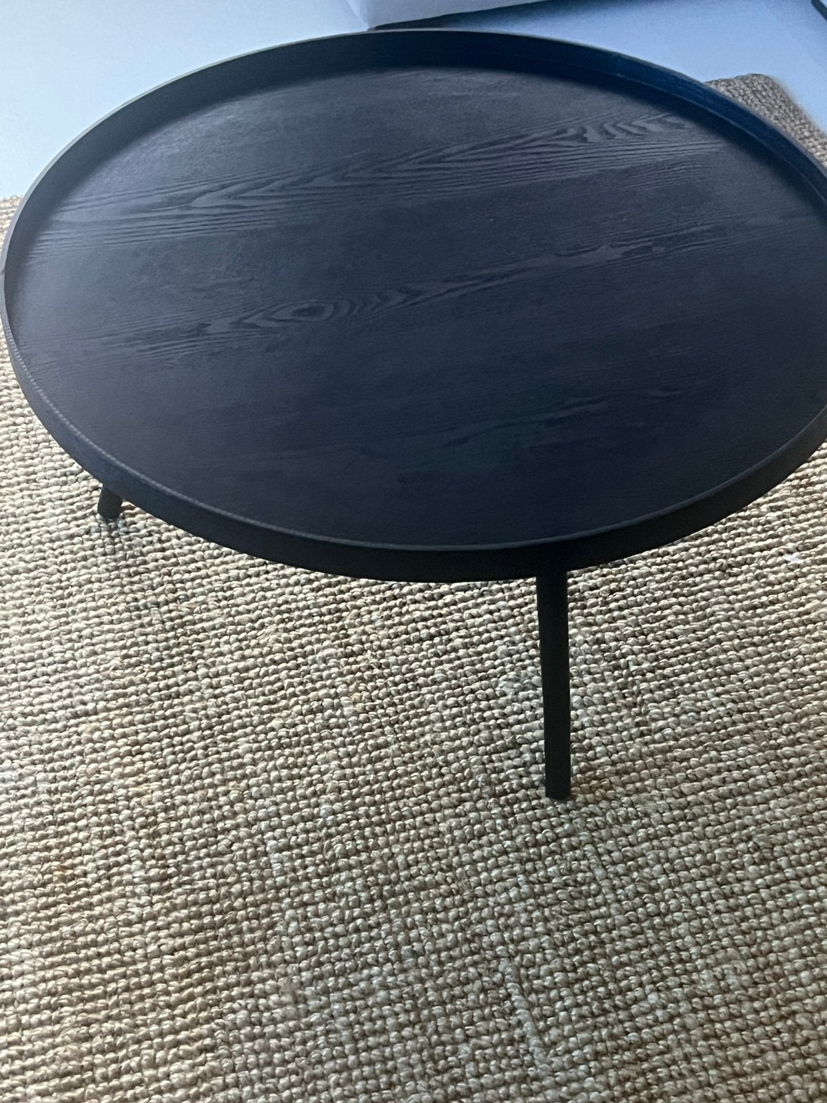 WOOOD Salontafel Ø78, Ophalen, 50 tot 100 cm, Rond, 50 tot 100 cm