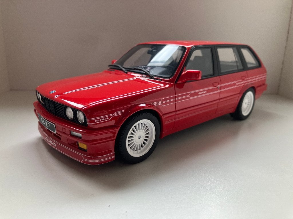 BMW 327i B3 Alpine (e30) Touring  rood  1/18 Otto, Hobby en Vrije tijd, Modelauto's | 1:18, Ophalen of Verzenden, Nieuw, Auto