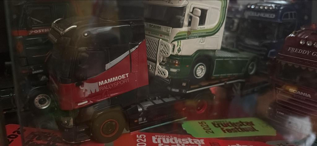 Mammoet WSI Scania Semi Low Loader model, Ophalen of Verzenden, Zo goed als nieuw, Bus of Vrachtwagen, Wsi