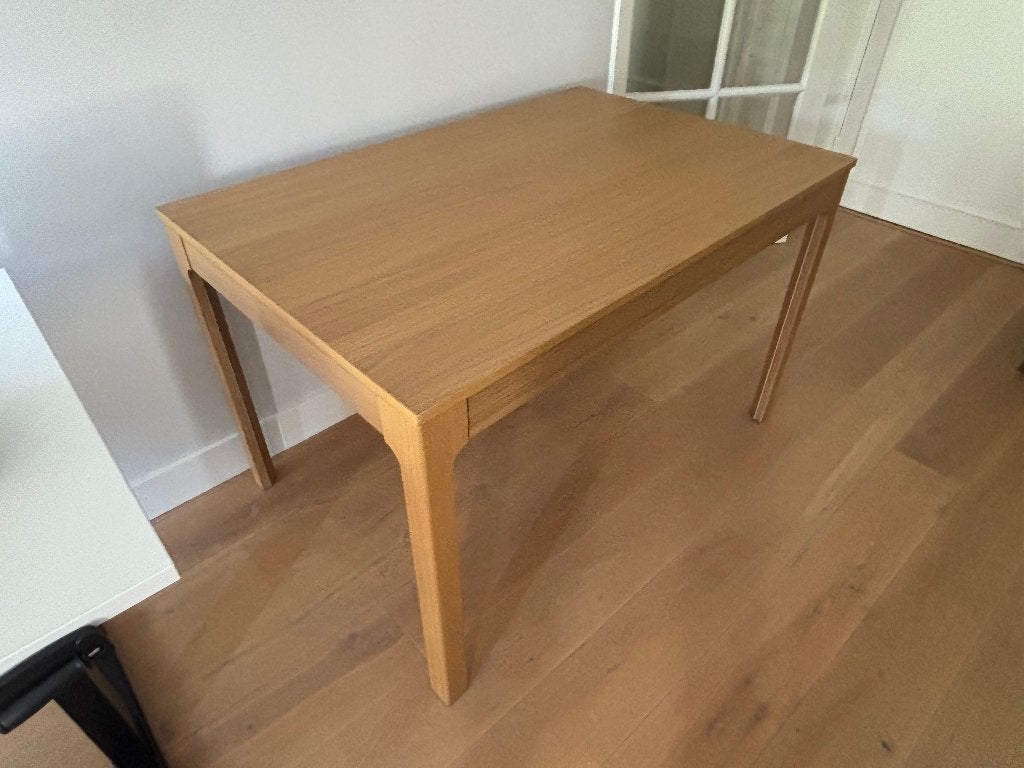 EKEDALEN extendable table, Huis en Inrichting, Tafels | Eettafels, Ophalen, Eikenhout, 50 tot 100 cm, Zo goed als nieuw