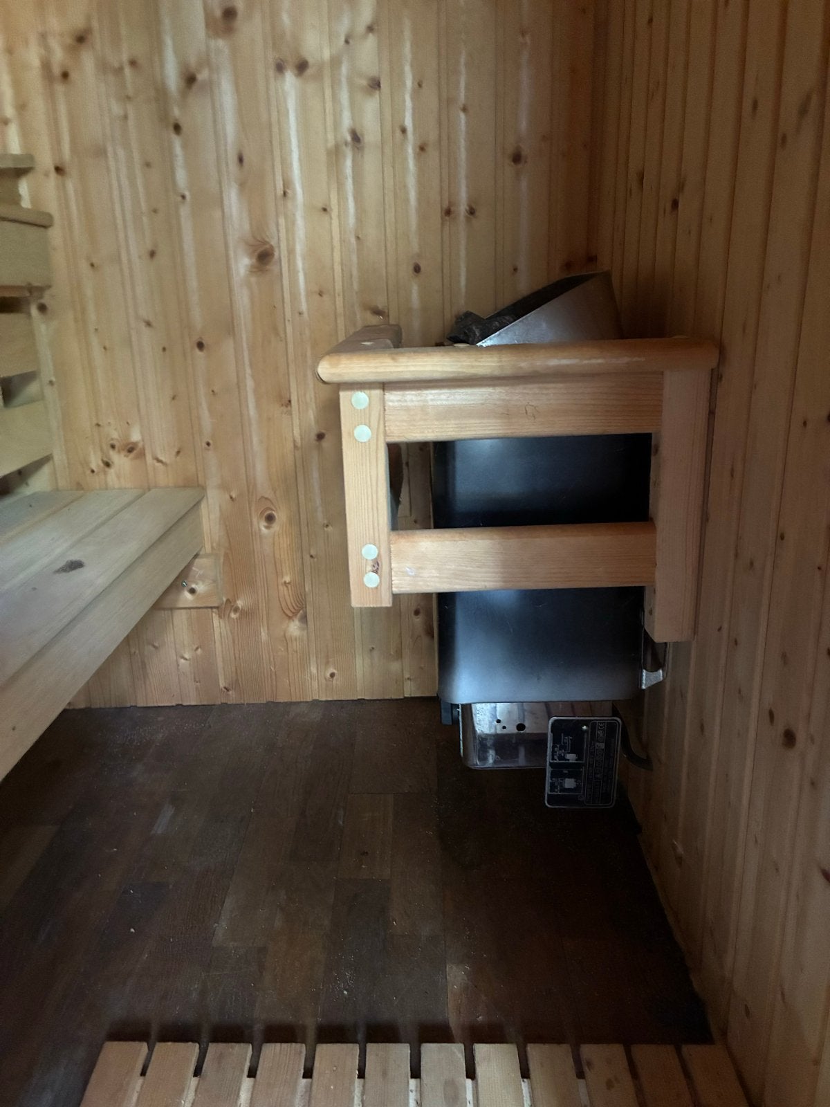 Complete Finse Sauna met Kachel en Accessoires, Ophalen, Gebruikt, Fins of Traditioneel, Complete sauna