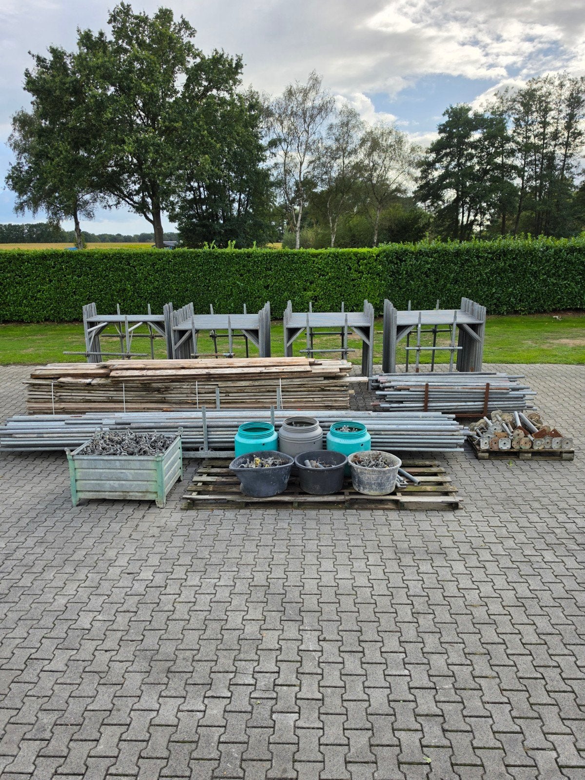 Grote complete Gevelsteiger Te Koop (H-jukken buizen klemmen