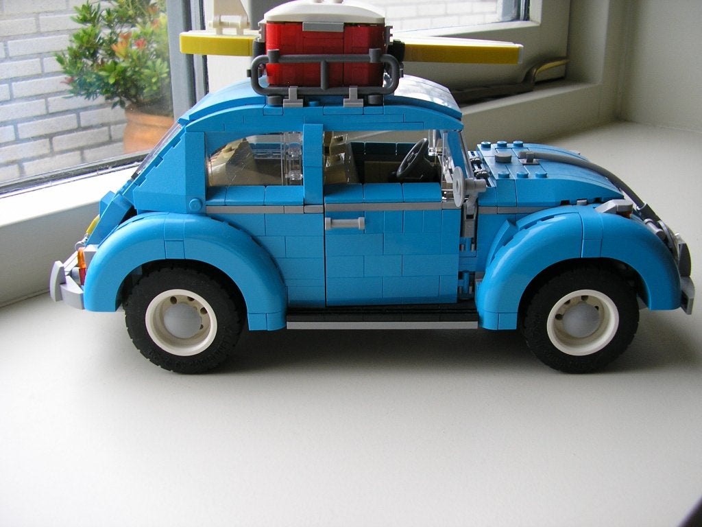 Lego VW kever in vakantie uitvoering., Compleet, Lego, Nieuw, Ophalen of Verzenden