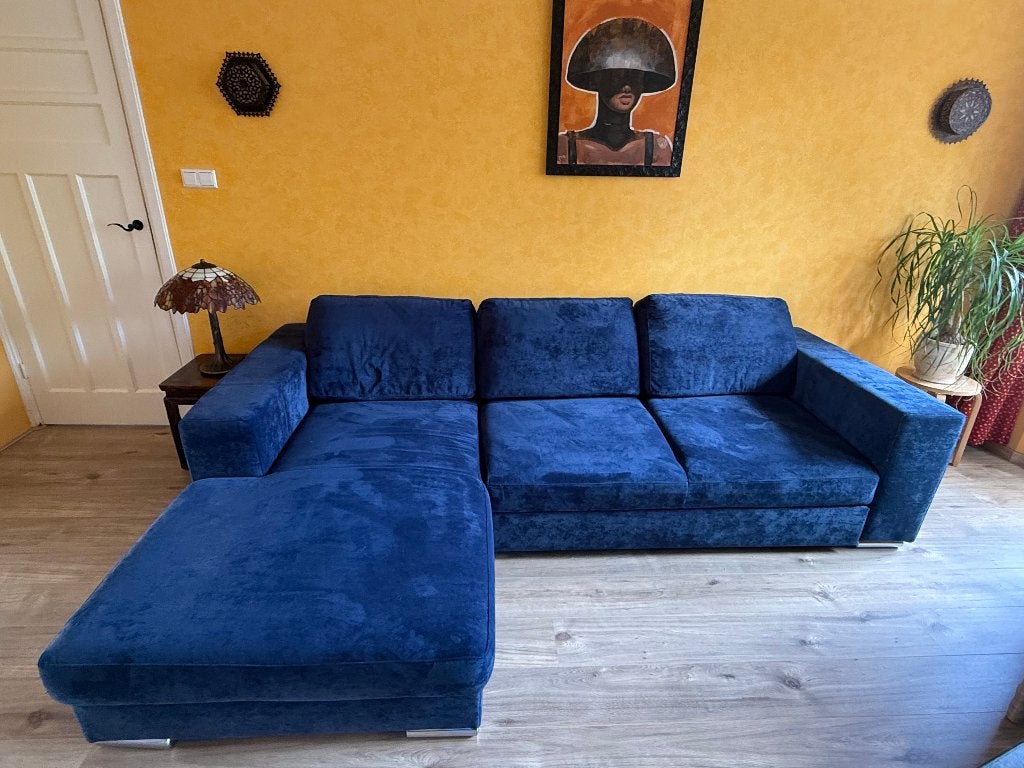 Bank, Ophalen, 250 tot 300 cm, Hoekbank, Zo goed als nieuw