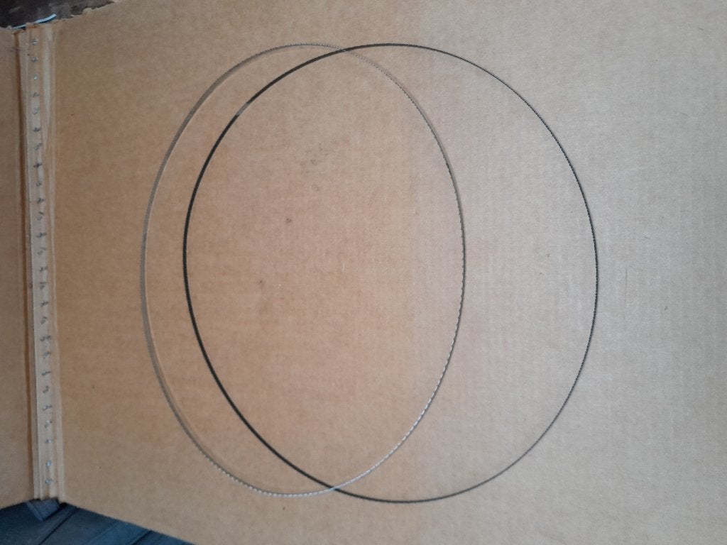 lintzaagblad 2x lengte 153cm, Minder dan 30 mm, Nieuw, Ophalen of Verzenden, Lintzaag