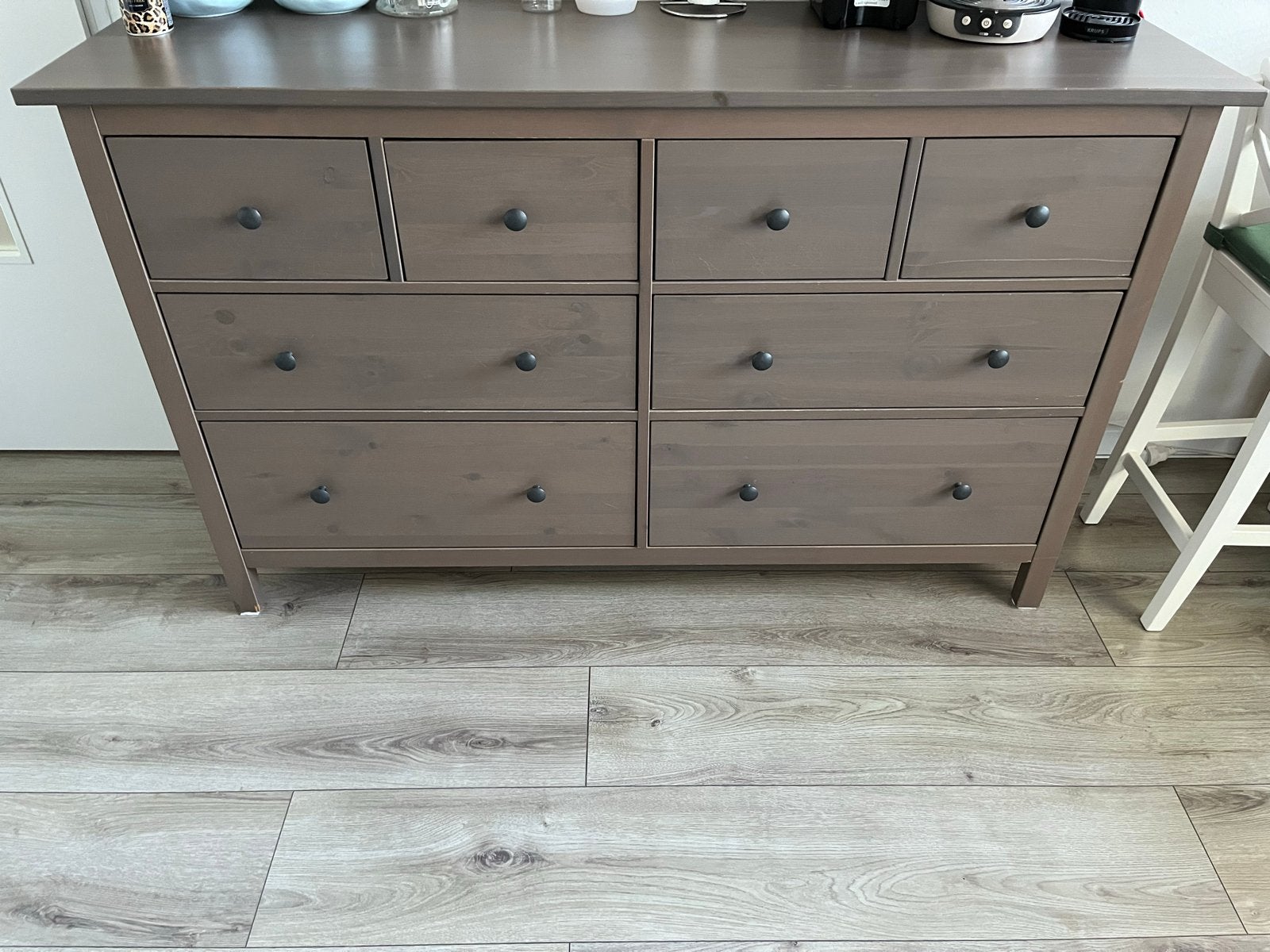 IKEA Hemnes ladekast - Bruin (8 lades), Huis en Inrichting, Kasten | Ladekasten, Ophalen, Gebruikt, 100 tot 150 cm, 5 laden of meer