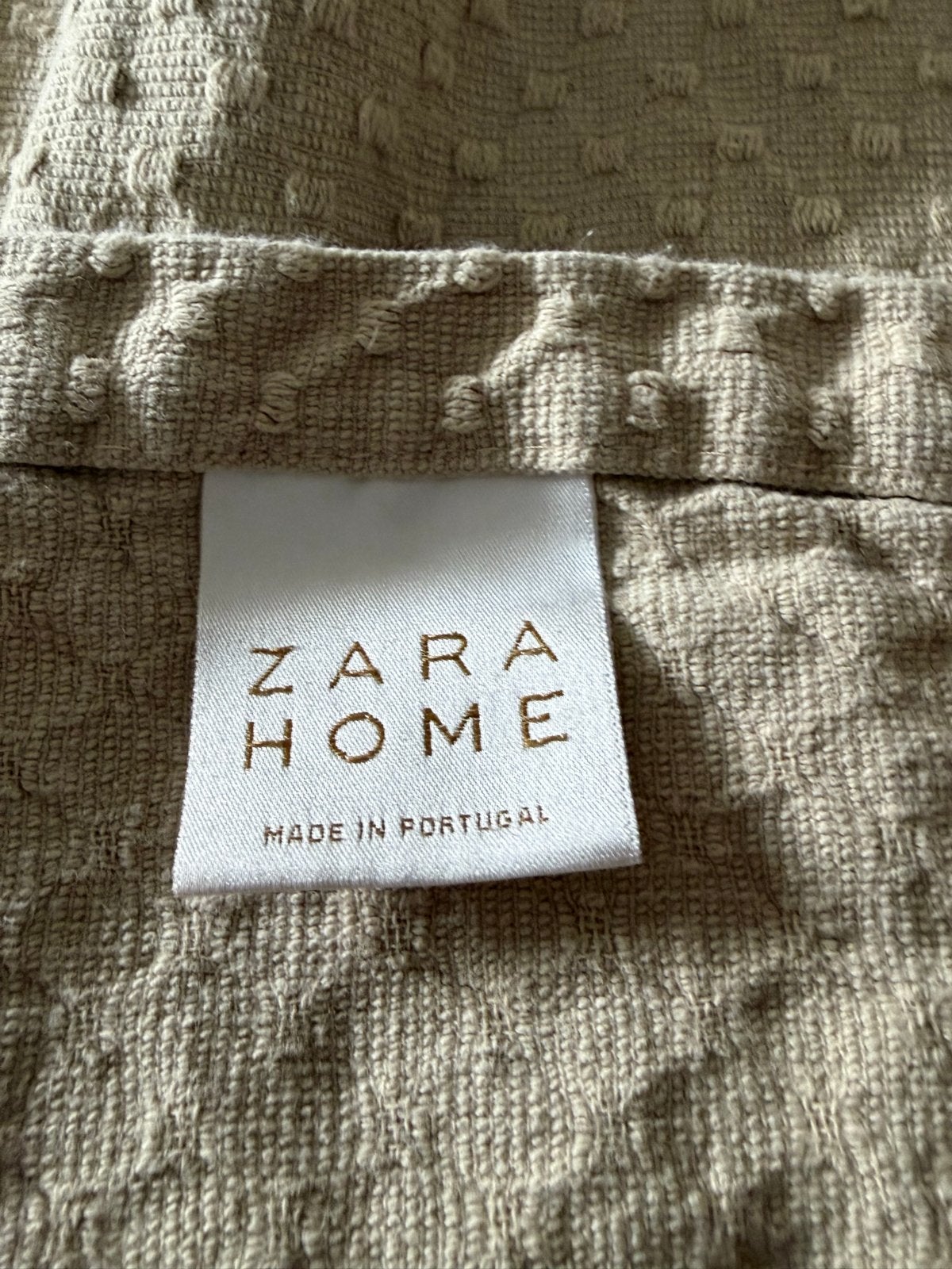 Zara Homa sprei, Beige, Katoen, Tweepersoons, Ophalen of Verzenden