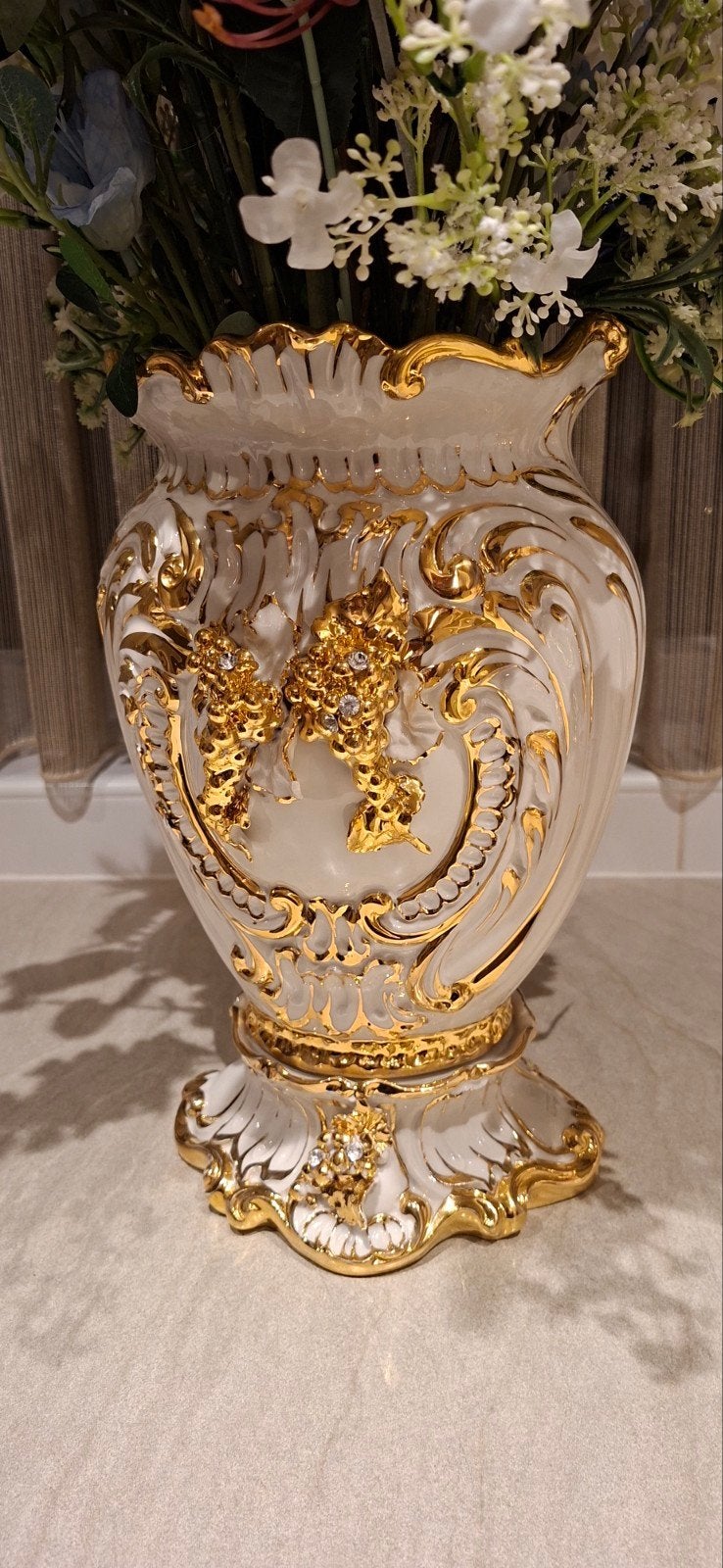 capodimonte porselein met bladgoud, Antiek en Kunst, Ophalen of Verzenden