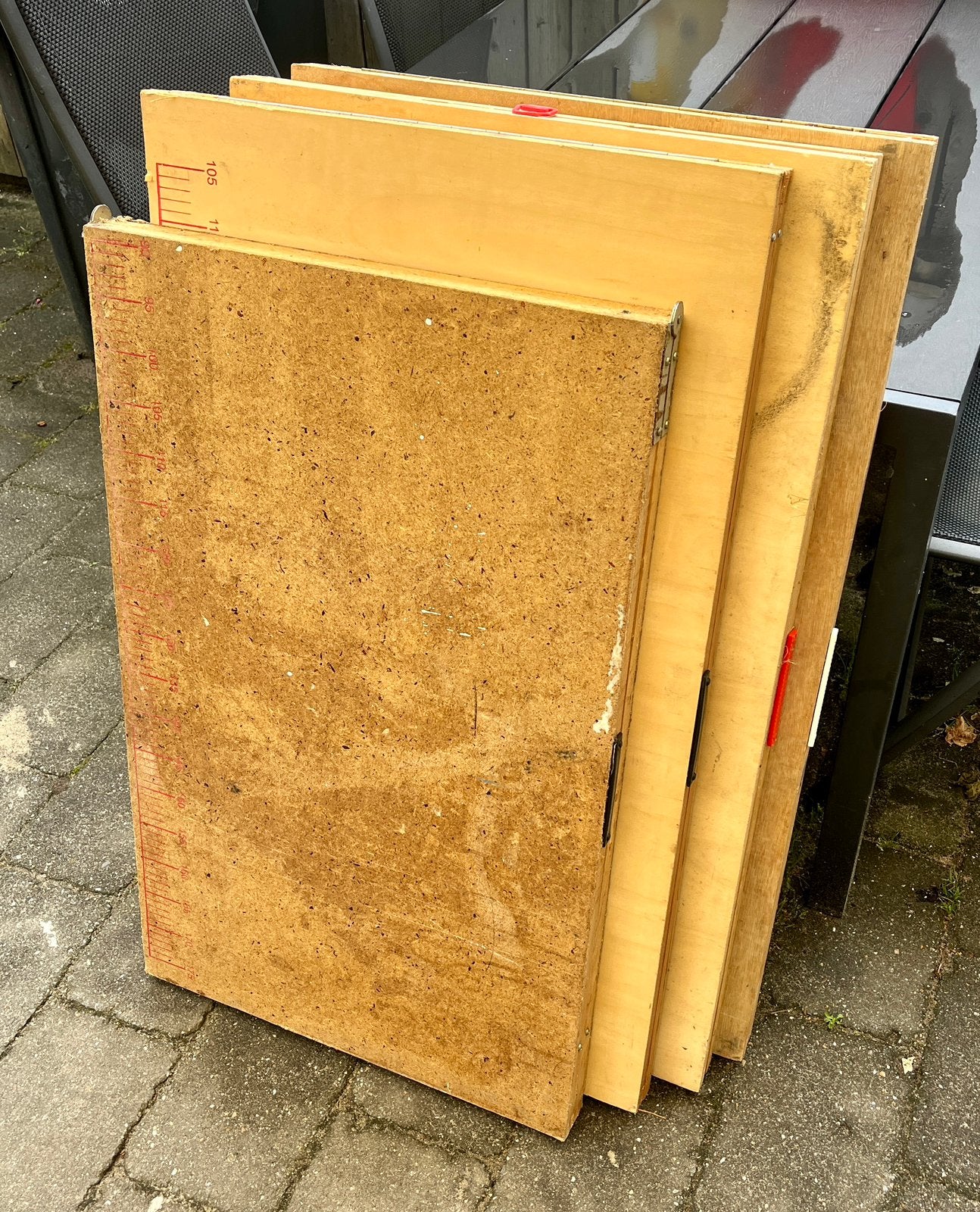 Behangtafels ca 2m, Ophalen, Gebruikt