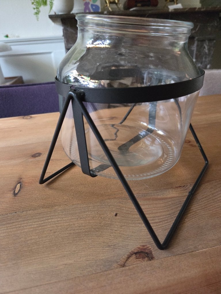 vaas, pot, bloemschikken, Huis en Inrichting, Transparant, Ophalen of Verzenden, 20 cm, Glas