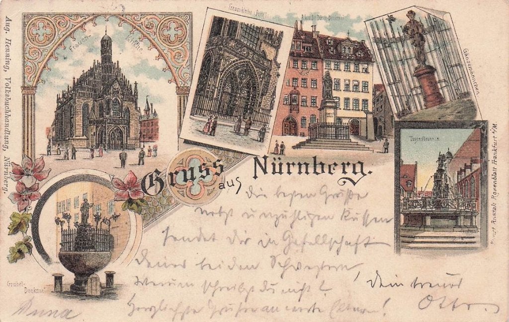 702-166-001 Nürnberg, Verzenden, Voor 1920, Duitsland