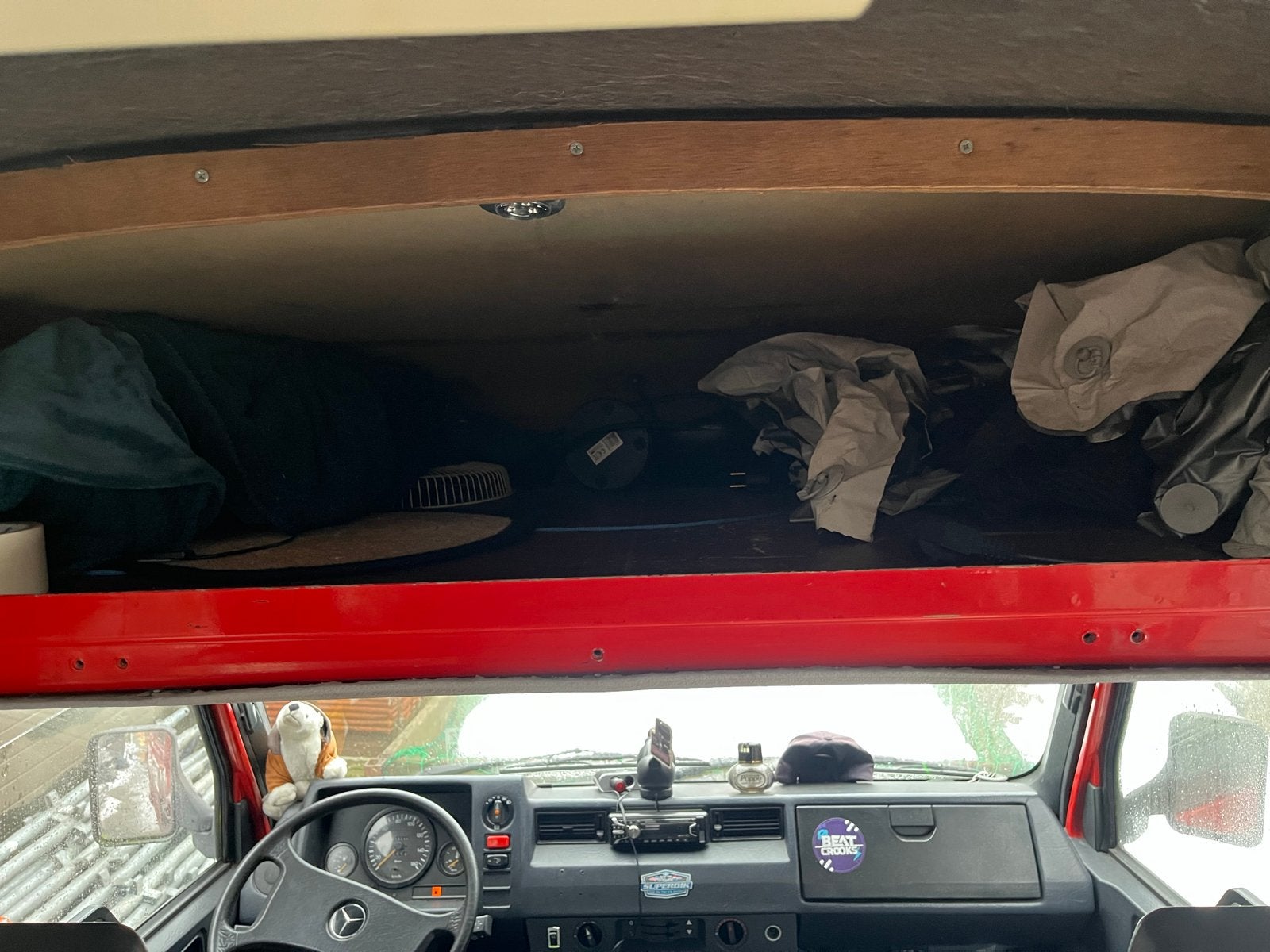Mercedes-Benz MB 100 D Buscamper, Brandblusser, Buscamper of Camperbus, Dakluik, Tot en met 2