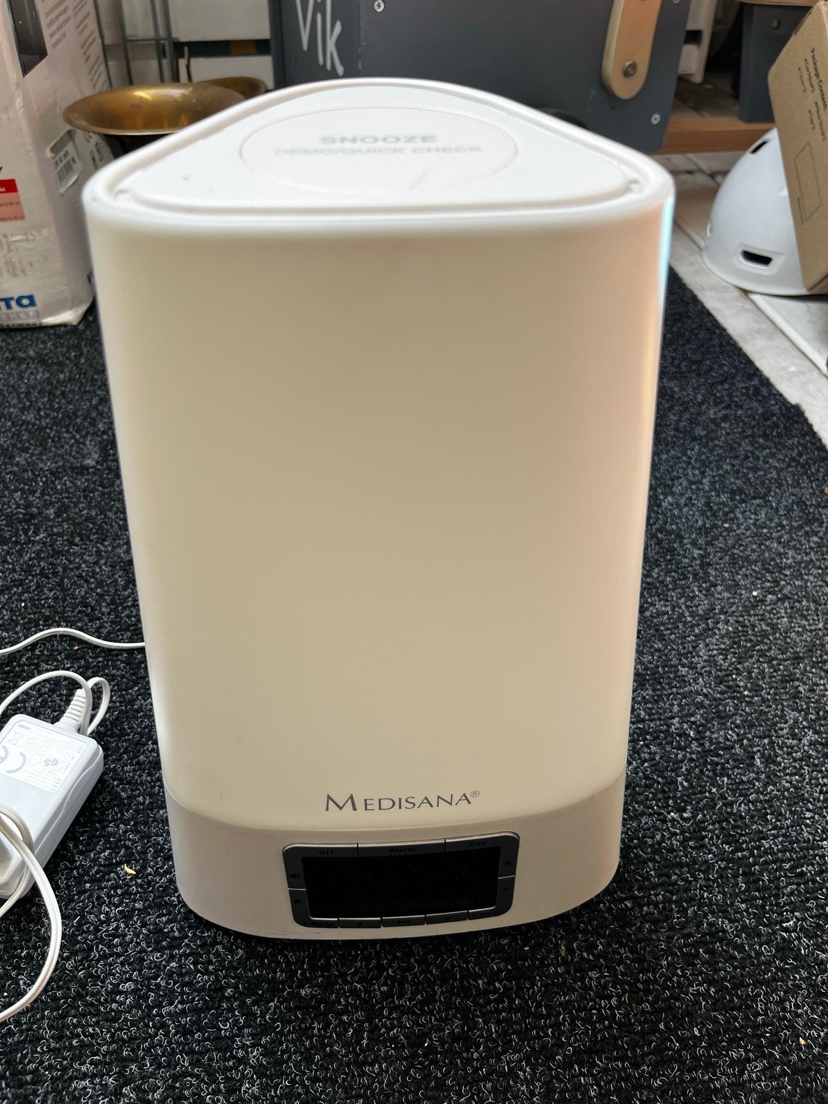 Medisana Wake-up Light met natuurlijke wekgeluiden, Witgoed en Apparatuur, Wekkers, Ophalen of Verzenden, Gebruikt, Digitaal