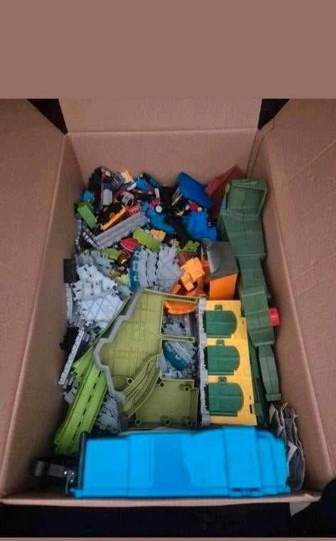 Thomas de Trein: Grote set met sporen, huisjes en treinen, Ophalen, Gebruikt