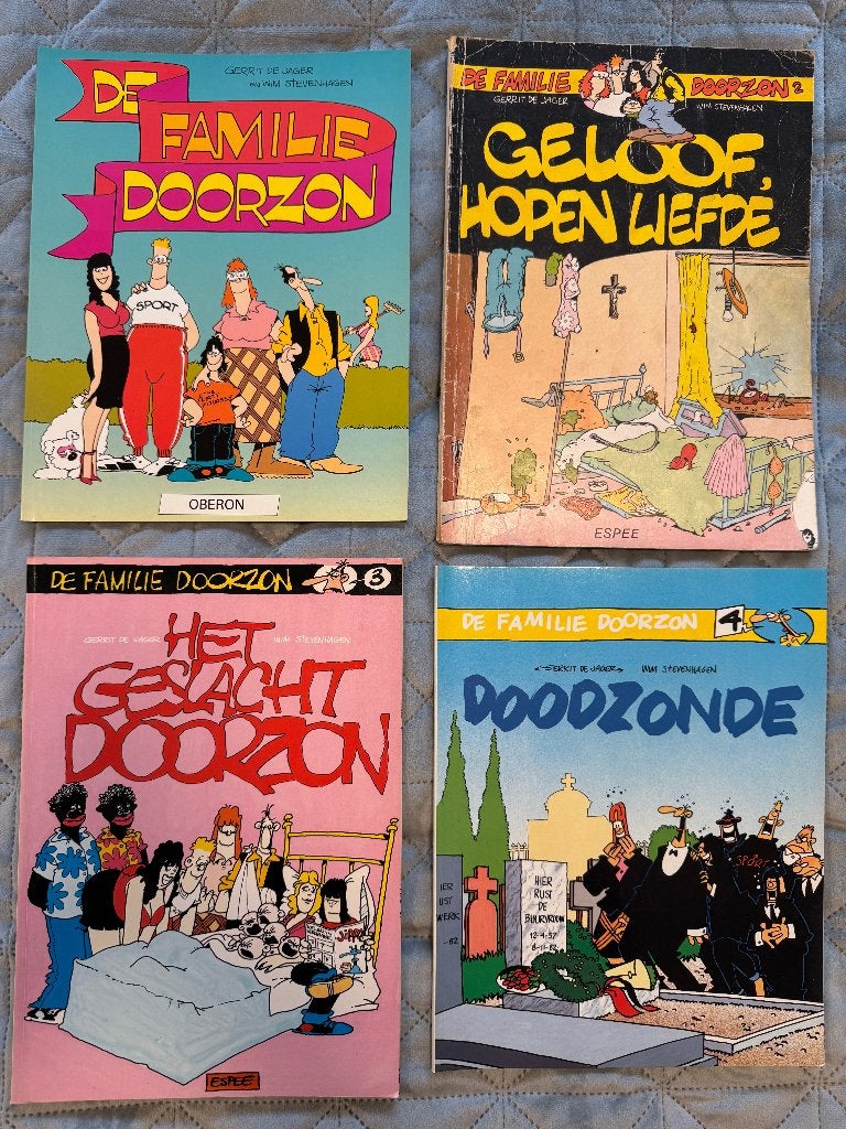 Familie Doorzon e.a. - Gerrit de Jager 17 albums, Boeken, Meerdere stripboeken, Ophalen, Gelezen, Gerrit de Jager