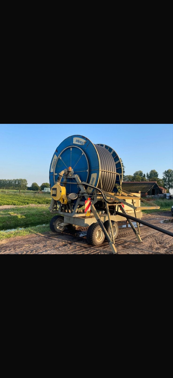 Motorhaspel 125mm 325m slang - Recent onderhoud, Ophalen, Akkerbouw, Beregening en Drainage