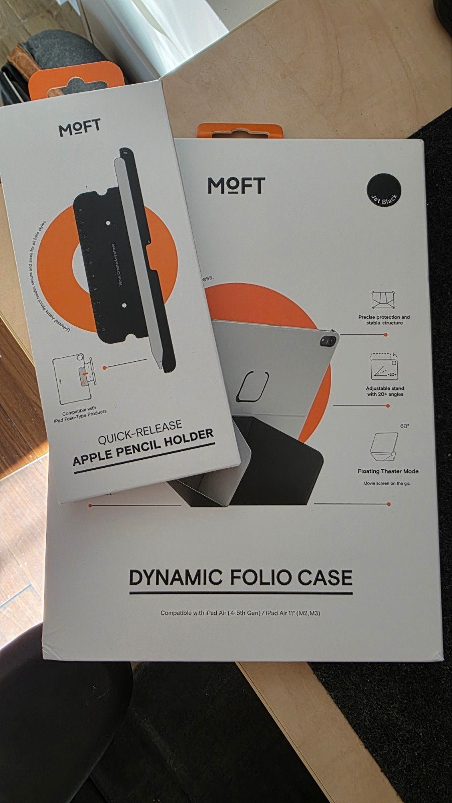 MOFT Dynamic Folio Case & Apple Pencil Houder iPad Air