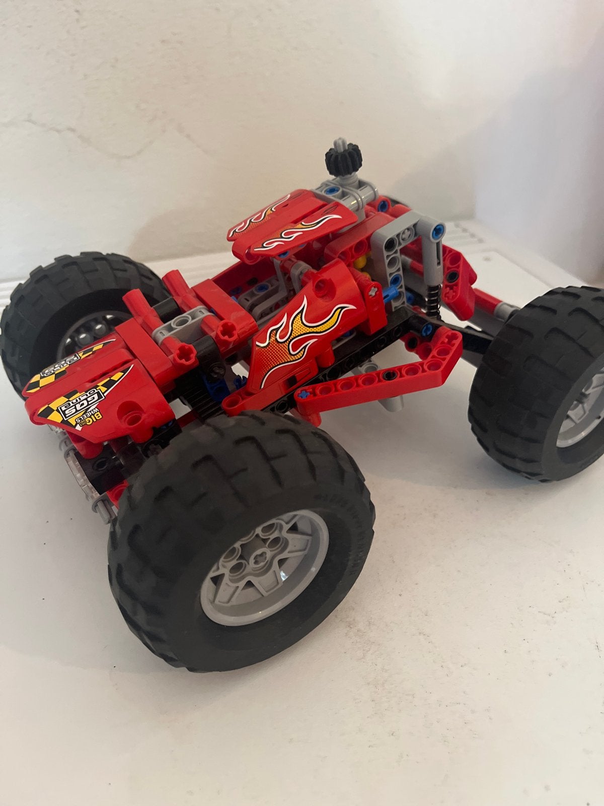 Lego Technic Off-Road Buggy - Rood met Vlammen, Ophalen of Verzenden, Gebruikt
