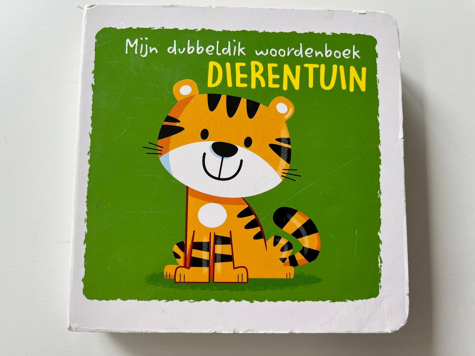 Baby boek dierentuin Woordjes dikke bladzijden, Ophalen of Verzenden, Gelezen, 1 tot 2 jaar