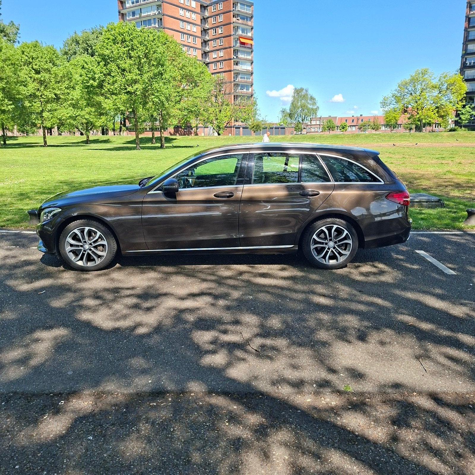 Mercedes-Benz C-Klasse C350 e Plug-in Hybrid 279pk 7G-TRONIC, Auto's, Mercedes-Benz, Automaat, Achterwielaandrijving, Parkeerassistent