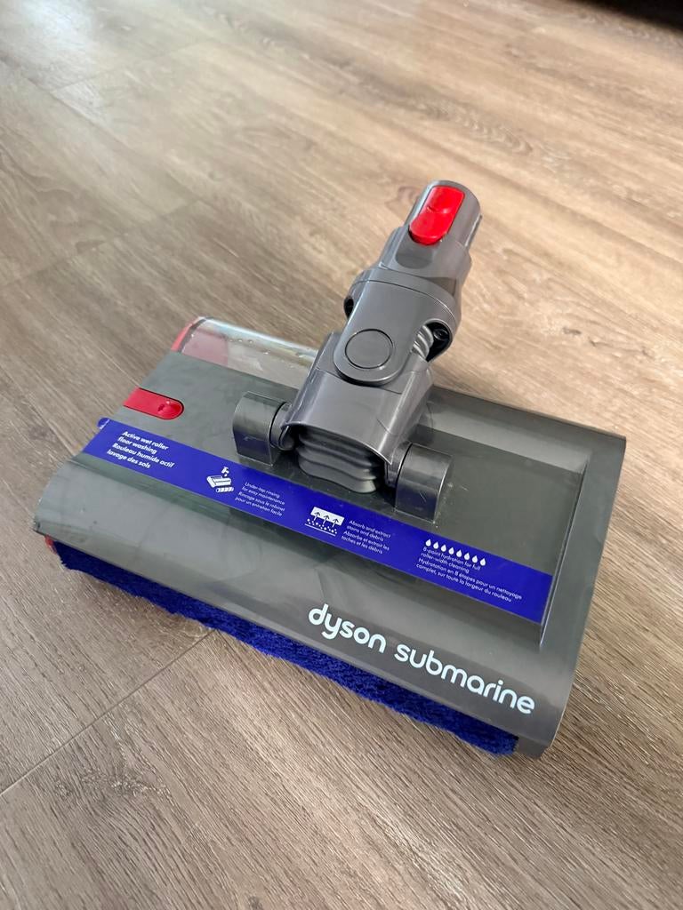 Dyson Submarine dweilopzetstuk voor V15, V12S en V10, Dweilfunctie, Ophalen of Verzenden, Zo goed als nieuw, Dyson