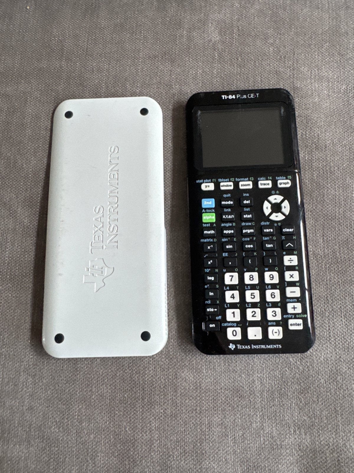 TI-84 Plus CE-T grafische rekenmachine (zonder oplader), Ophalen of Verzenden, Grafische rekenmachine, Gebruikt