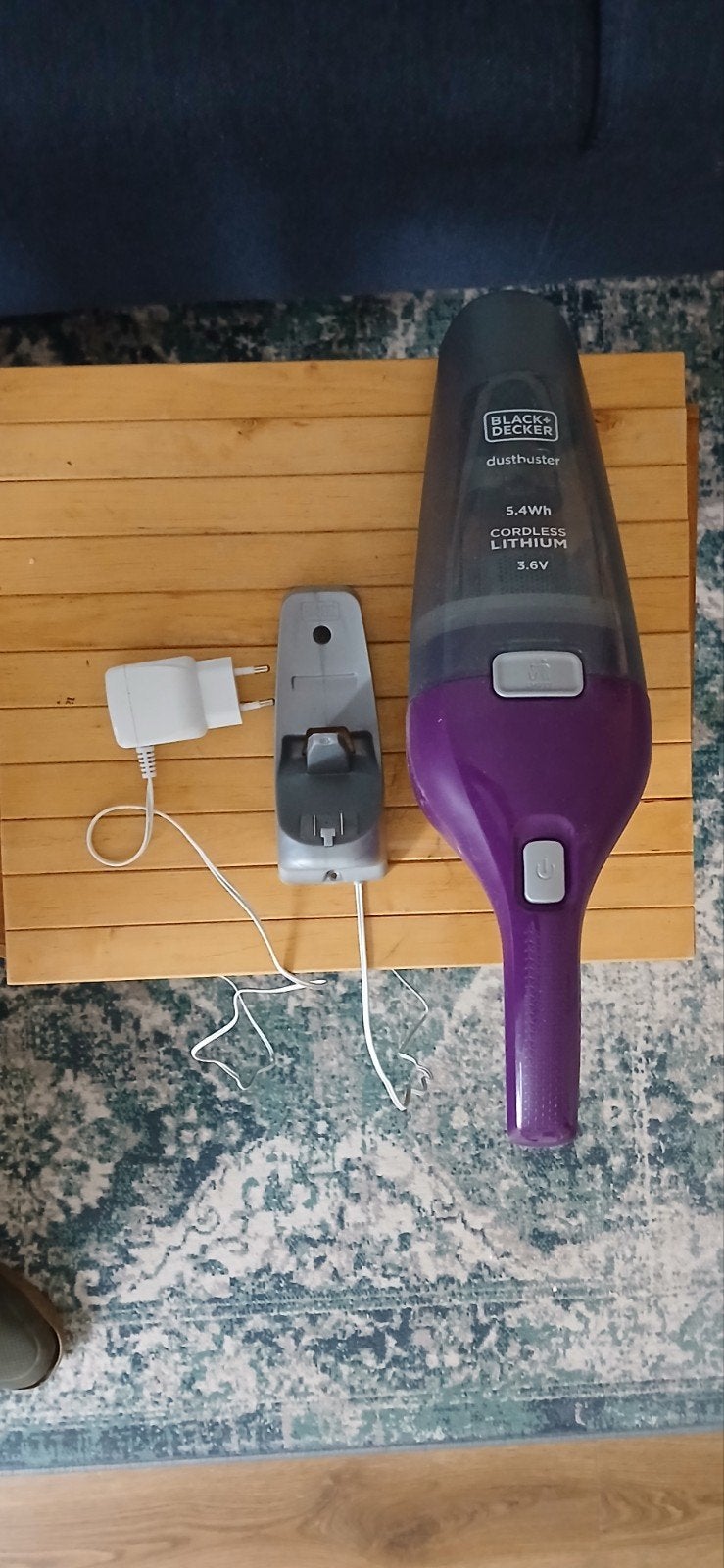 Black+Decker Kruimeldief - Handige Draadloze Stofzuiger, Witgoed en Apparatuur, Ophalen, Kruimeldief, Zo goed als nieuw, Draadloos