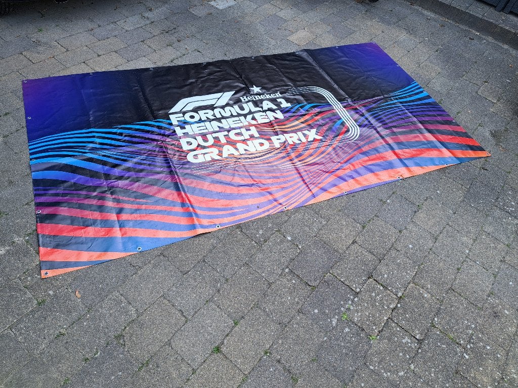 Bouwhek Banner Formula 1 Heineken Dutch Grand Prix 338x174cm, Ophalen of Verzenden, Gebruikt, Formule 1