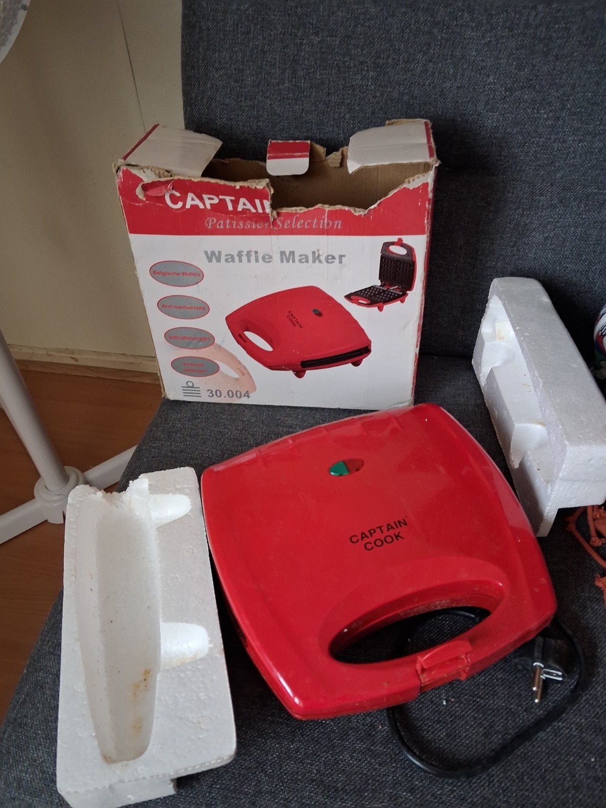 Nieuwe wafelmaker, Captain Cook, Ophalen, Uitneembare platen, Nieuw