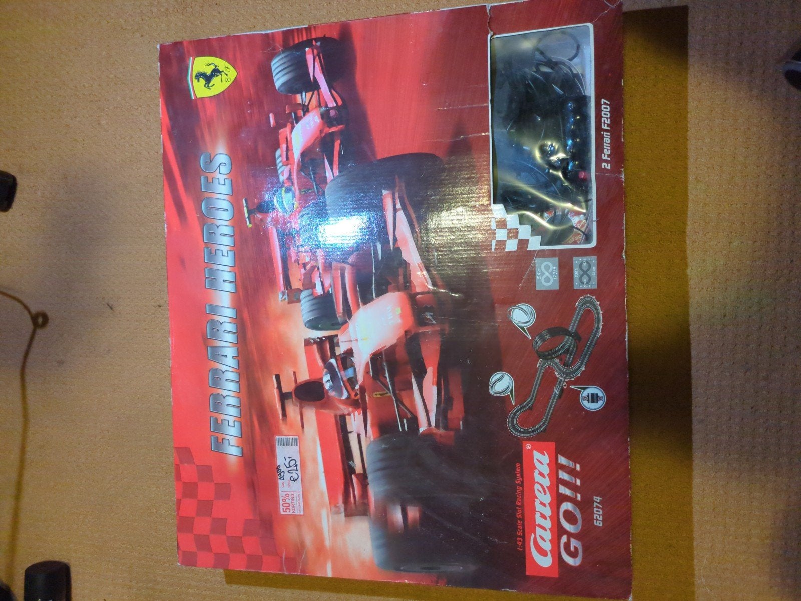 Carrera GO!!! Ferrari Heroes Racebaan - Zo goed als nieuw, Ophalen, Racebaan, Carrera, Zo goed als nieuw
