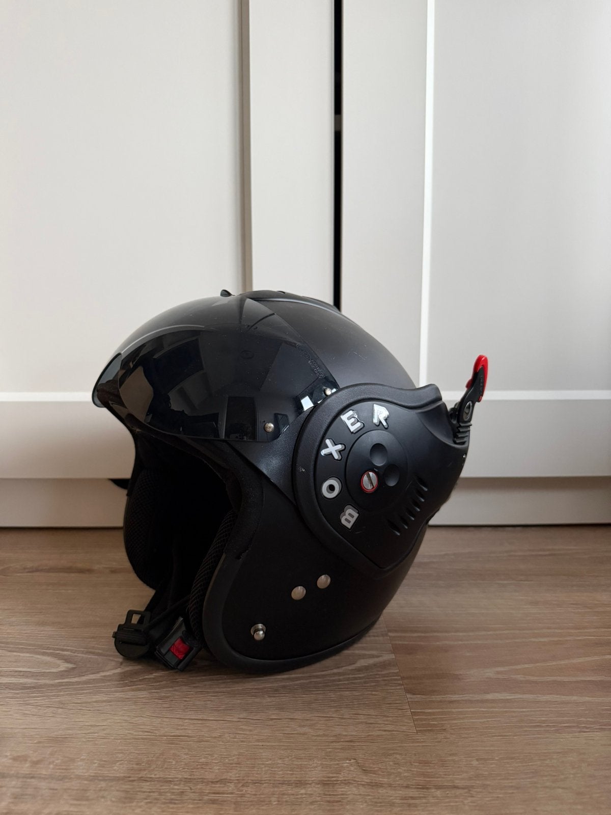 ROOF Boxer v8 systeemhelm zwart M, Ophalen of Verzenden, Gebruikt, Medium