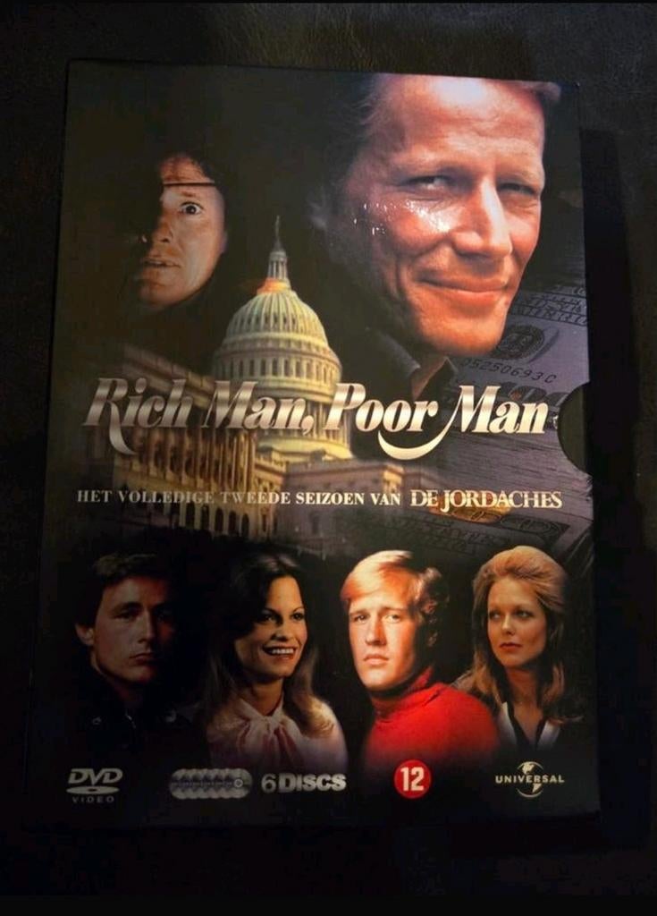 Rich Man, Poor Man,  The Jordaches  Seizoen 2 - DVD Boxset, Vanaf 12 jaar, Ophalen of Verzenden, Boxset