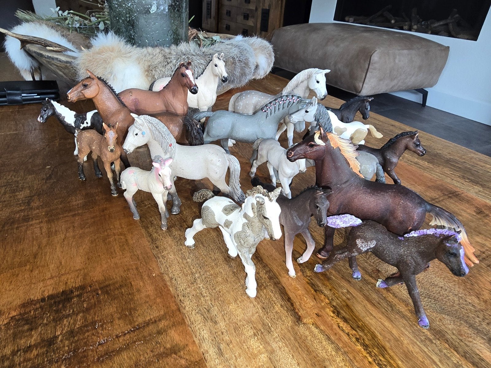 schleich paarden, Ophalen of Verzenden, Zo goed als nieuw, Paard, Beeldje of Figuurtje