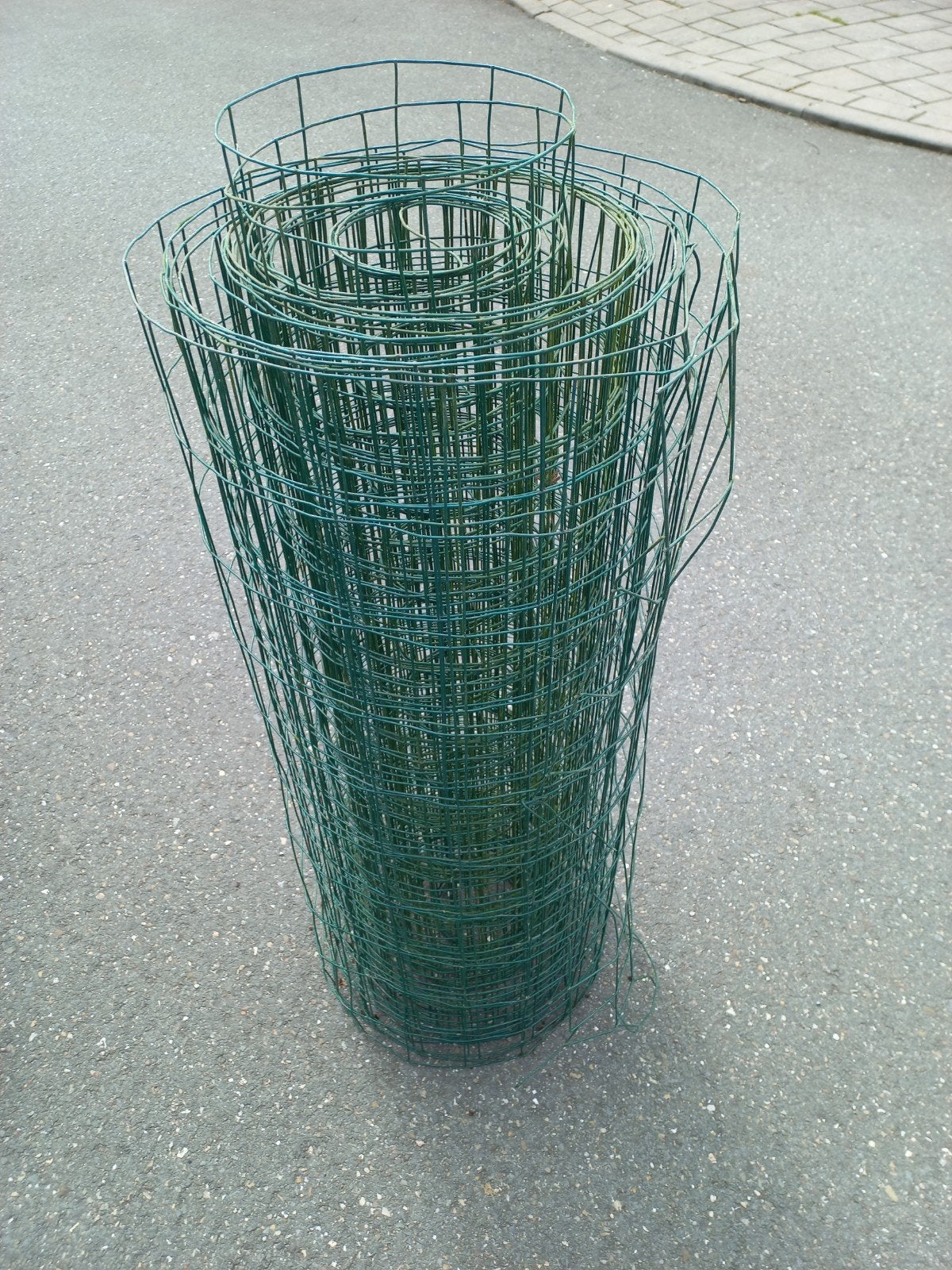 Nieuw groen geplastificeerd gaas op rol (ca. 5 meter), Tuin en Terras, Gaas en Draad, Ophalen of Verzenden, Nieuw, Minder dan 10 meter