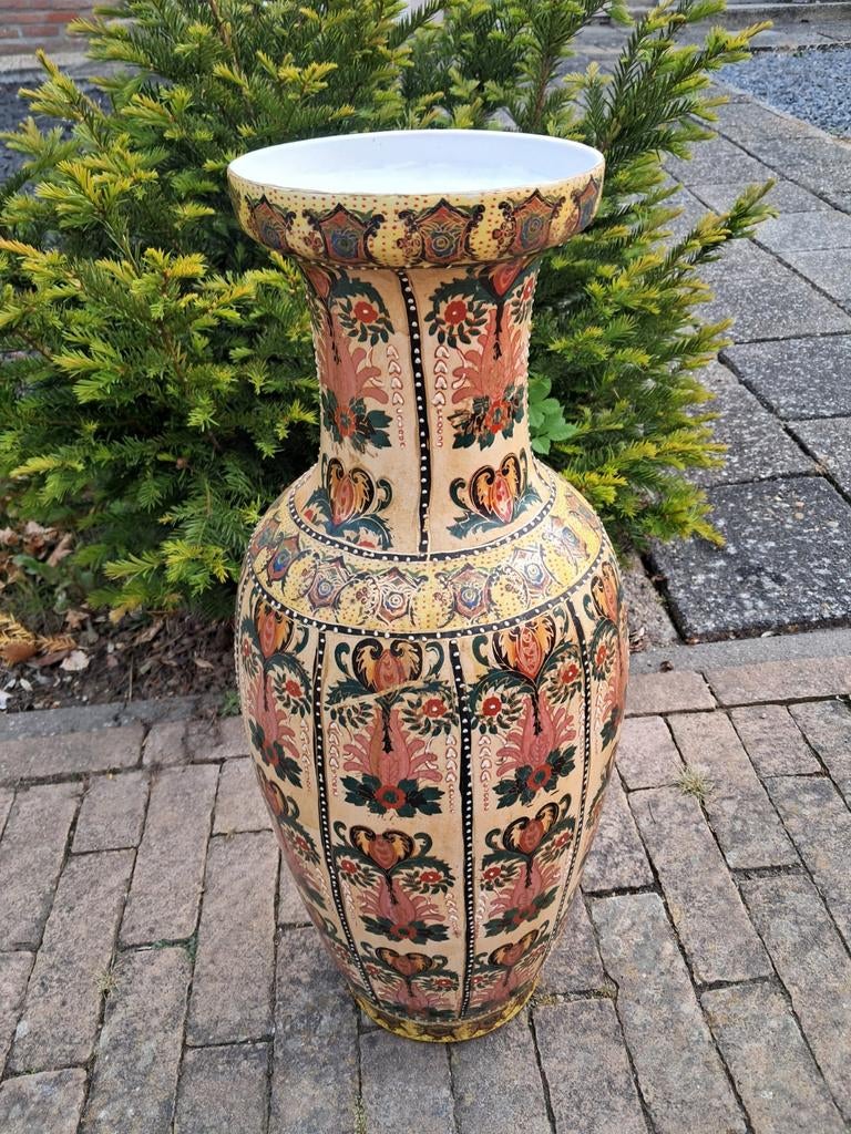 Grote chinese vaas, made in China porceleine, Antiek en Kunst, Antiek | Vazen, Ophalen