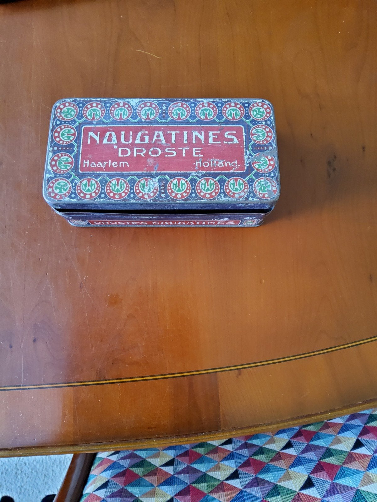 Vintage Droste's Nougatines blikje Haarlem Holland, Ophalen
