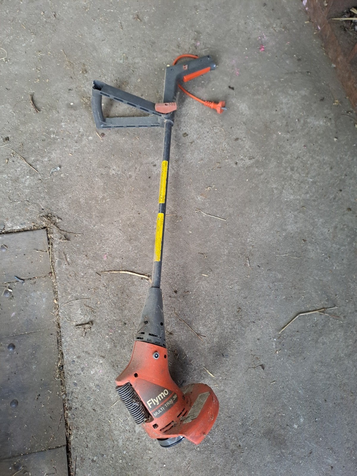 Flymo Multi Trim 200 Elektrische Grastrimmer, Tuin en Terras, Grastrimmers, Ophalen, Gebruikt, Flymo, 30 tot 50 cm