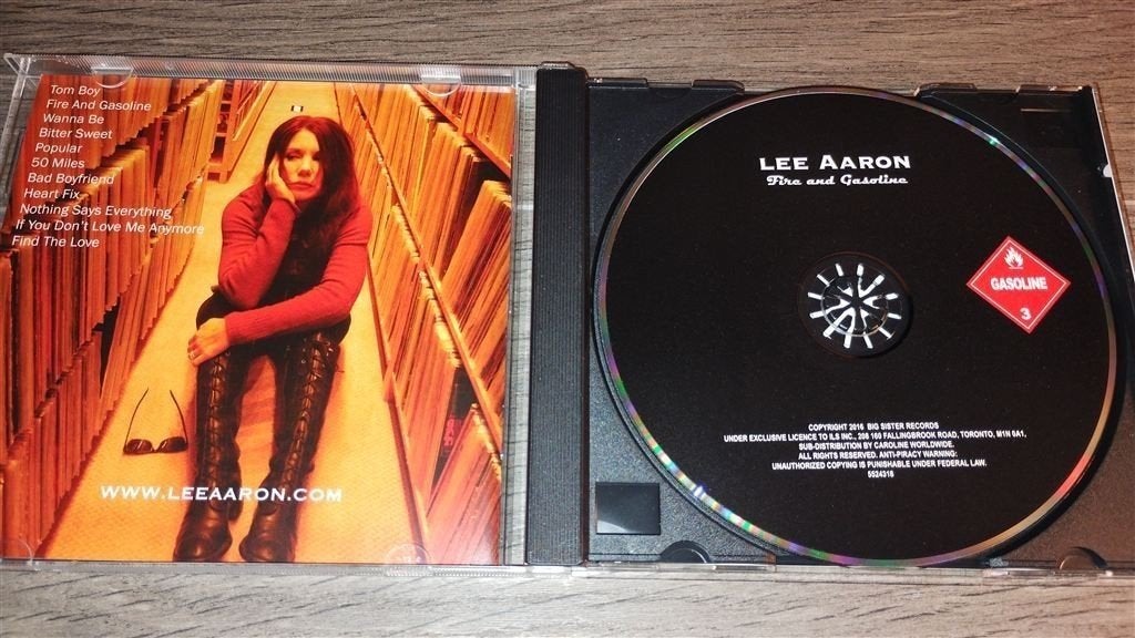 Lee Aaron ‎- Fire And Gasoline, Ophalen of Verzenden, Zo goed als nieuw, Poprock