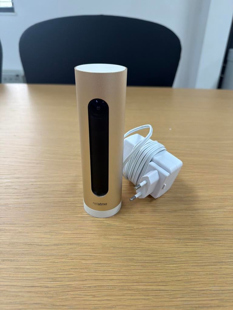 Netatmo Welcome Slimme Binnencamera met Gezichtsherkenning, Audio, Tv en Foto, Videobewaking, Ophalen of Verzenden, Gebruikt, Binnencamera