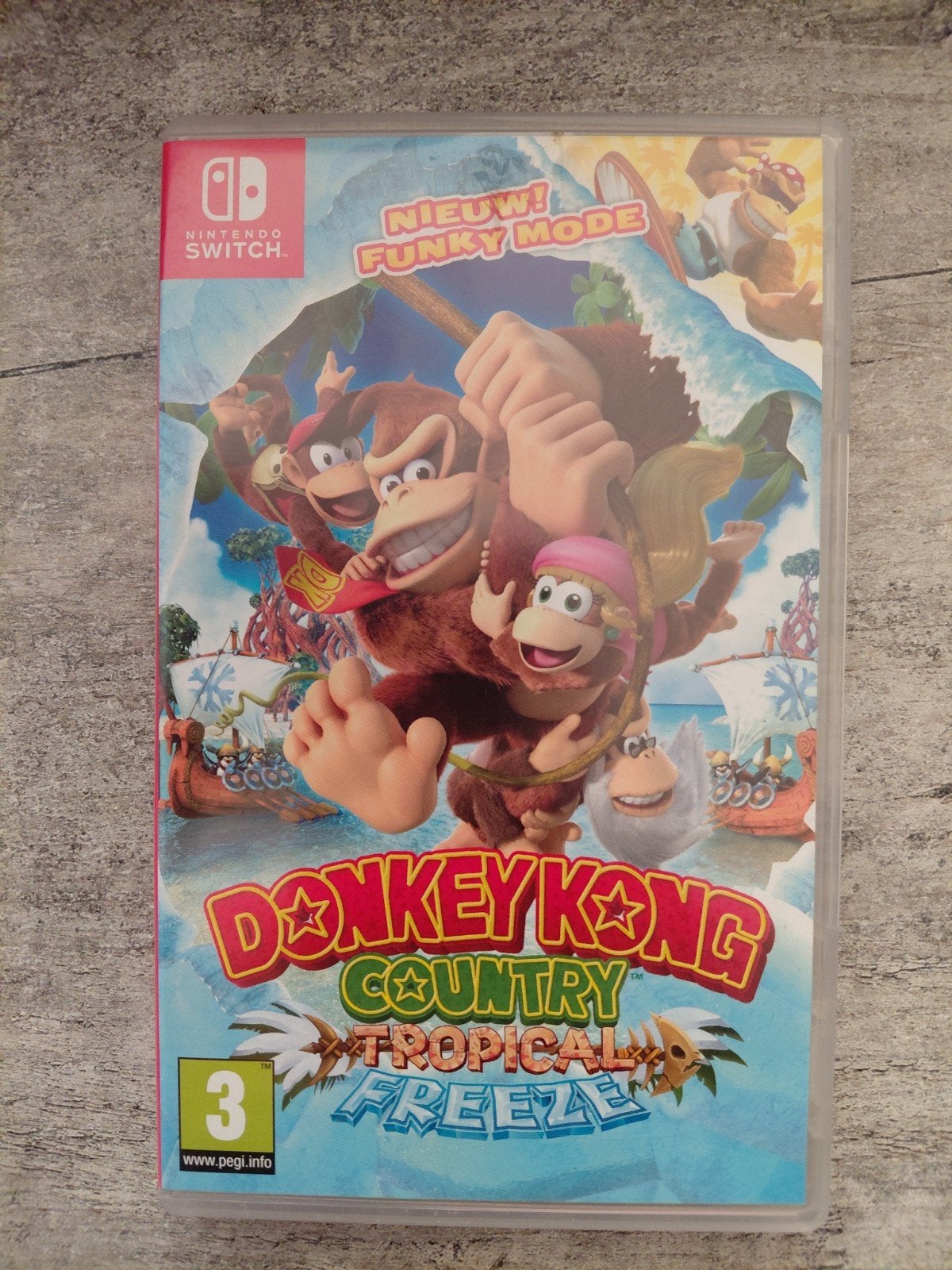 Donkey Kong Country Tropical Freeze Nintendo Switch, Ophalen of Verzenden, Zo goed als nieuw, Met 2 controllers, Switch Original