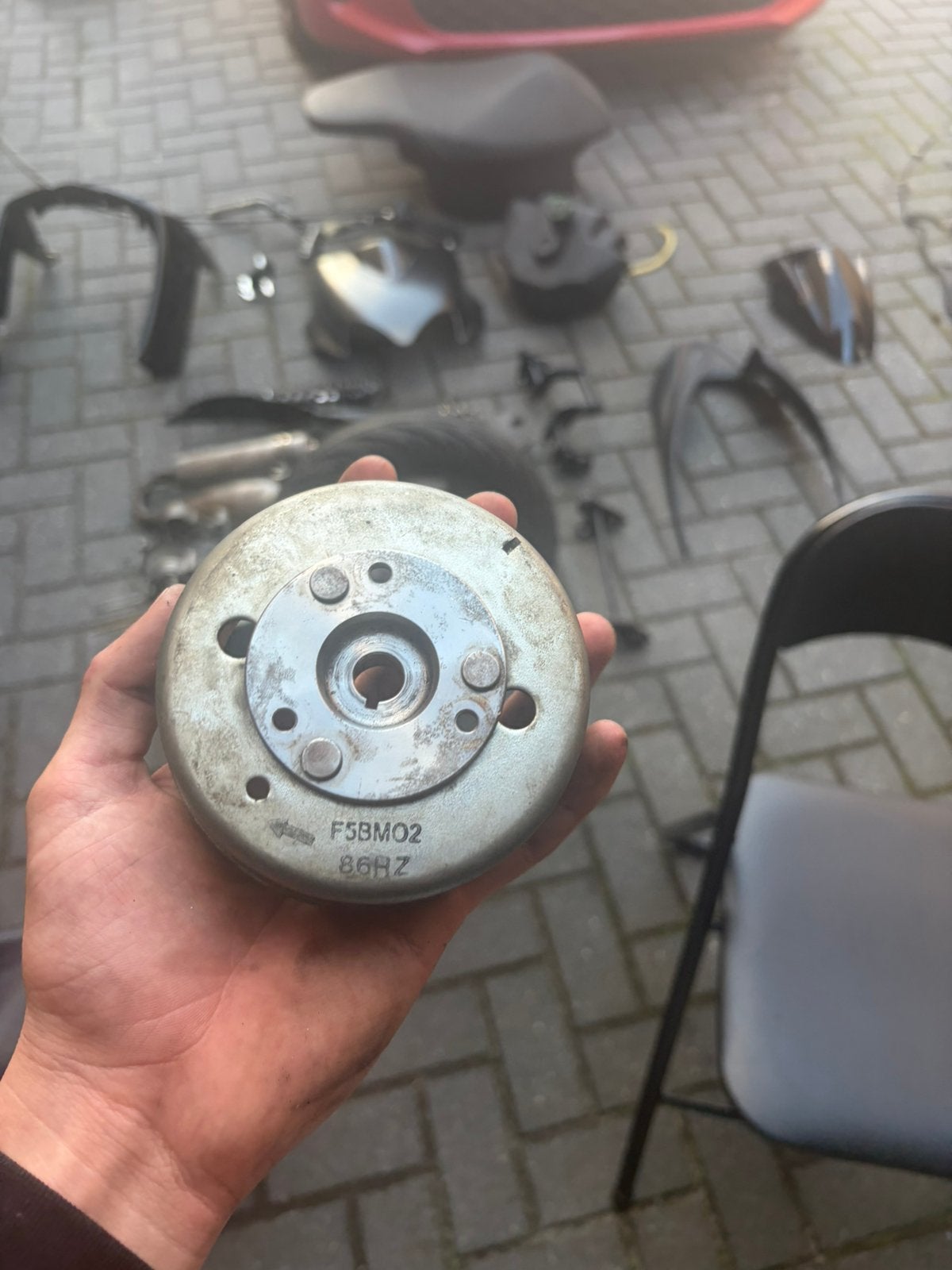 Yamaha jog r vliegviel ac, Ophalen, Zo goed als nieuw, Carburateur
