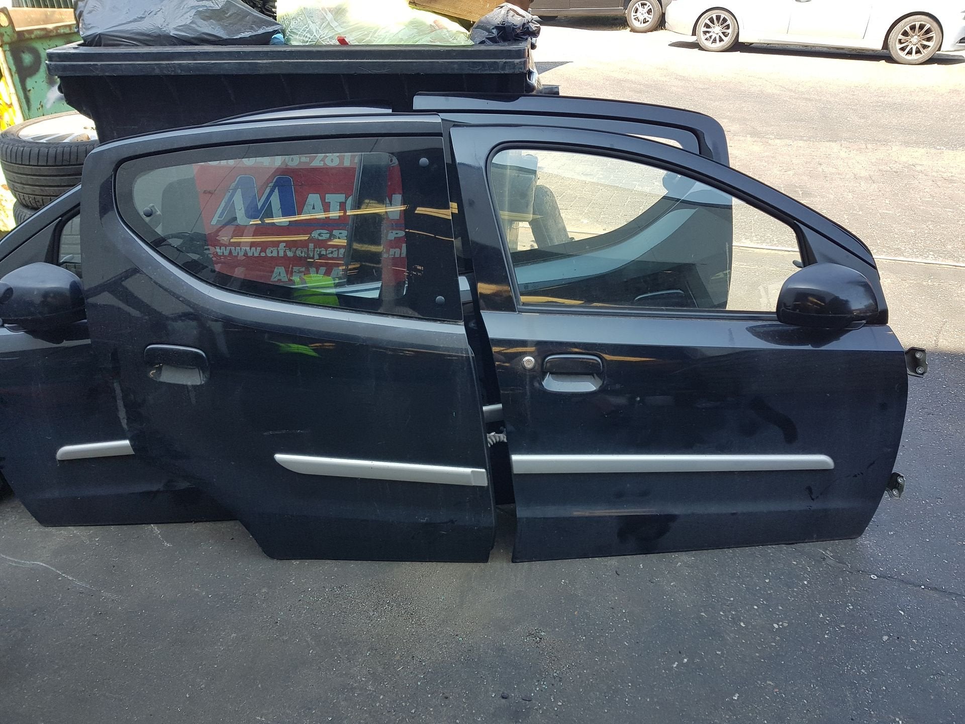 NISSAN PIXO PORTIEREN RV+RA  BJ 2009 TOT 2013, Gebruikt, -, Deur, -