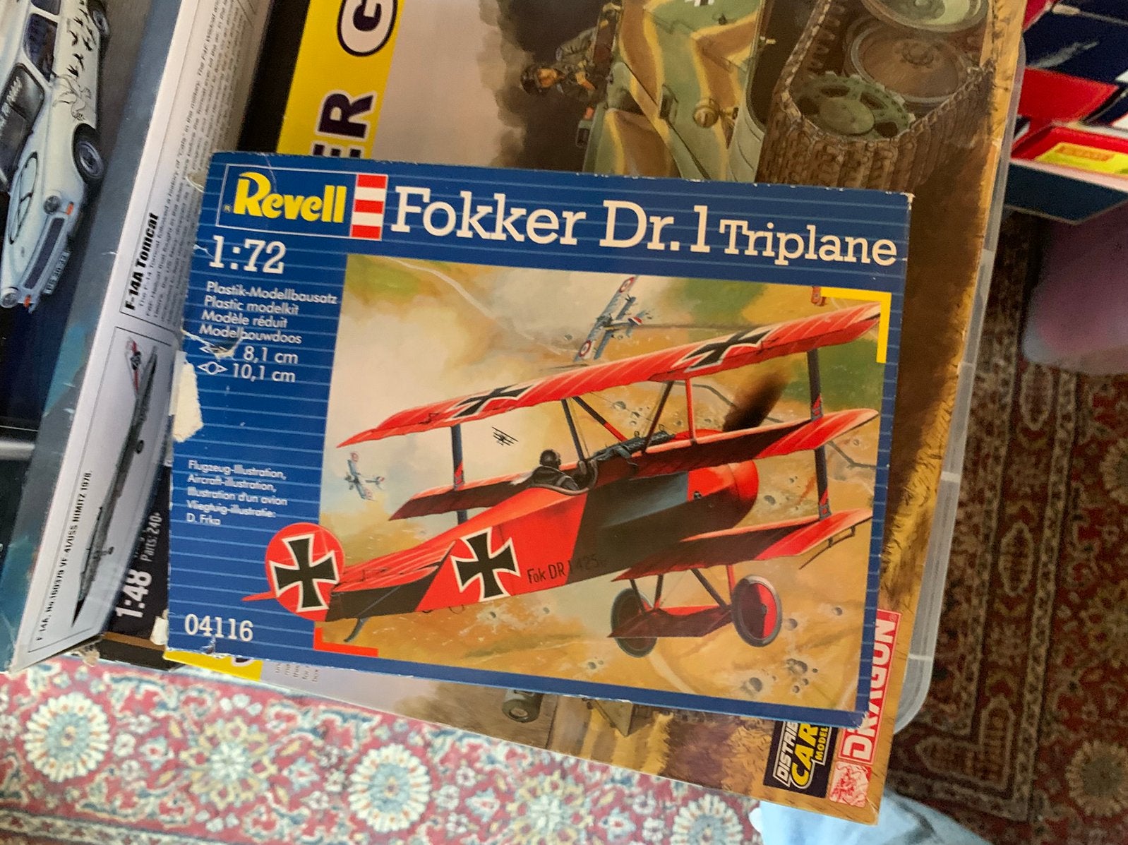 Revell Fokker DR 1 Triplane 1/72, 1:72 tot 1:144, Revell, Ophalen of Verzenden, Zo goed als nieuw