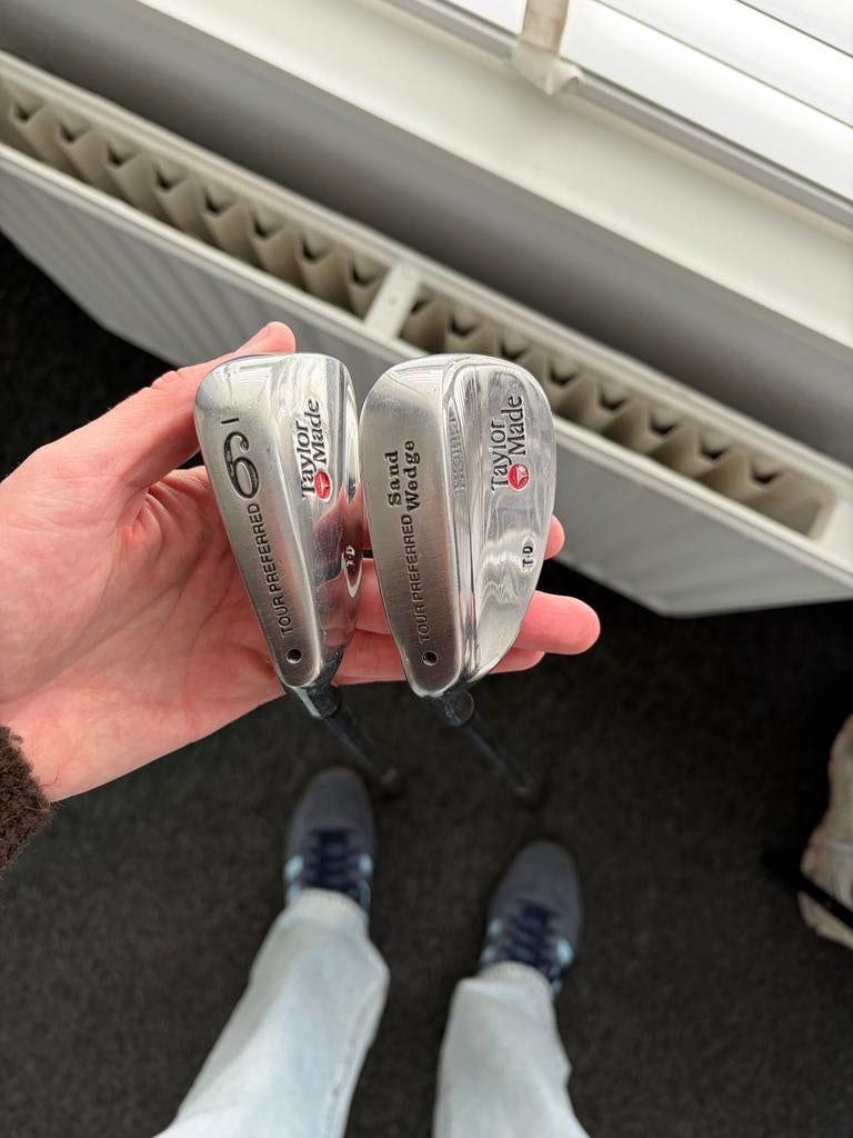 Linkshandige TaylorMade Tour Preferred Golfclubs (6i & Sand, Sport en Fitness, Golf, Ophalen of Verzenden, Gebruikt, Club, Overige merken